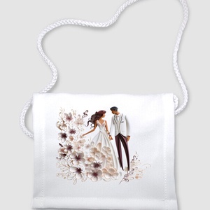 Esküvői köszönő ajándék tarisznya, esküvői vendég ajándék, Esküvői emlékörző tarisznya, Esküvő, Emlék & Ajándék, Köszönőajándék, Kerámia, MESKA