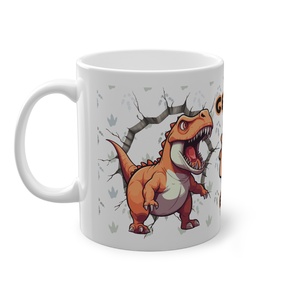 Névreszóló dinoszauruszos bögre születésnapra - játék & sport - plüssállat & játékfigura - plüss dínók - Meska.hu