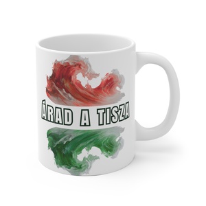 Árad a Tisza kerámia bögre, Otthon & Életmód, Konyhafelszerelés, tálalás, Tálalás, Bögre & Csésze, Kerámia, MESKA