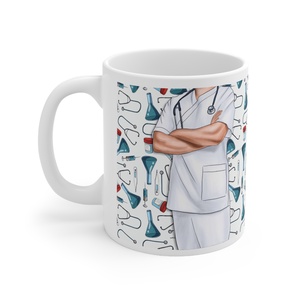 Férfi Nővér bögre, Férfi Ápoló bögre, Nurse - Meska.hu