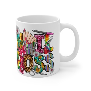 Nail boss - körömlakkos bögre műkörmösöknek, műkörömépítőknek, manikűrösöknek - otthon & életmód - konyhafelszerelés, tálalás - tálalás - bögre & csésze - Meska.hu