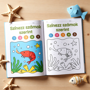 Számos színező gyerekeknek � 28 oldalas letölthető PDF - otthon & életmód - papír, írószer - színező - Meska.hu