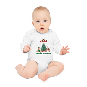Első Karácsonyom Baba Body � Névre Szóló Karácsonyi Hosszú Ujjú Body, Ajándék Babáknak - baba - mama - babaruházat - baba body - Meska.hu