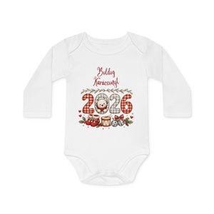 Boldog Karácsonyt Baba Body � Aranyos Karácsonyi Hosszú Ujjú Body, Ajándék Babáknak - baba - mama - babaruházat - baba body - Meska.hu