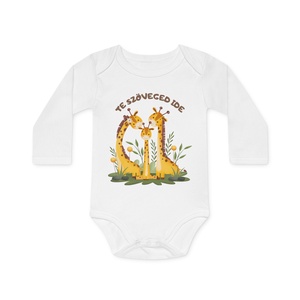 Egyedi Szöveges Baba Body � Névre Szóló Aranyos Állatos Design, Személyre Szabott Ajándék - baba - mama - babaruházat - baba body - Meska.hu