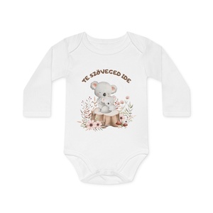 Egyedi Szöveges Baba Body � Névre Szóló Aranyos Állatpáros Design, Személyre Szabott Ajándék - baba - mama - babaruházat - baba body - Meska.hu