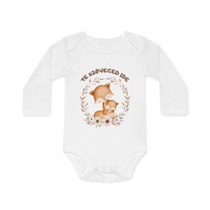 Egyedi Szöveges Baba Body � Névre Szóló Aranyos Állatpáros Design, Személyre Szabott Ajándék - Meska.hu