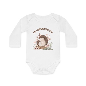 Egyedi Szöveges Baba Body � Névre Szóló Aranyos Állatpáros Design, Személyre Szabott Ajándék - baba - mama - babaruházat - baba body - Meska.hu