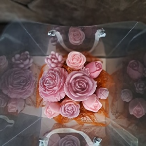 Illatgyertya virágbox - Meska.hu