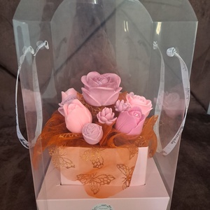 Illatgyertya virágbox - otthon & életmód - dekoráció - virágdísz és tartó - virágbox, virágdoboz - Meska.hu