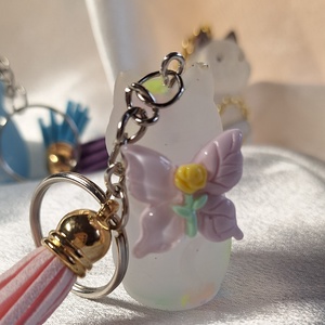 Cicaprütty kulcstartó  - táska & tok - kulcstartó & táskadísz - táskaakasztó - Meska.hu