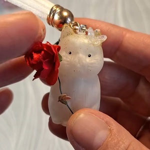 Cicaprütty kulcstartó  - táska & tok - kulcstartó & táskadísz - táskaakasztó - Meska.hu