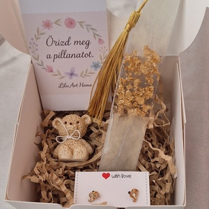 � Arany Pillanat Ajándékbox - kellékek & szerszámok - ékszerkellék - könyvjelző alap - Meska.hu