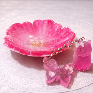 Pink Blossom Cicaprütty Szett, Ékszer, Ékszertartó, Ékszertartó tál, Mindenmás, MESKA