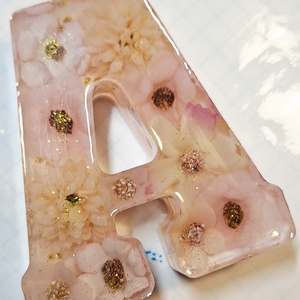 Egyedi virágos betű dekor � A betű - otthon & életmód - dekoráció - dísztárgy - Meska.hu