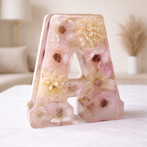 Egyedi virágos betű dekor � A betű, Otthon & Életmód, Dekoráció, Dísztárgy, Mindenmás, MESKA