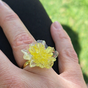 Első Virágzás � LiLu Bloom kollekció egyedi alkalmi gyűrűk 4 szín állítható méret - ékszer - gyűrű - statement gyűrű - Meska.hu