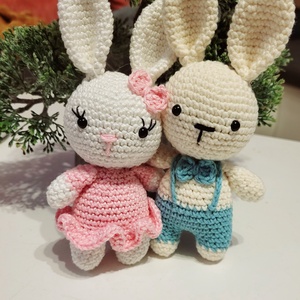 Horgolt nyuszi amigurumi - Meska.hu