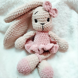 Horgolt nyuszi amigurumi - játék & sport - plüssállat & játékfigura - nyuszi - Meska.hu