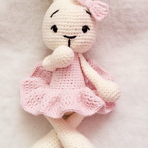 Horgolt nyuszi amigurumi - játék & sport - plüssállat & játékfigura - nyuszi - Meska.hu