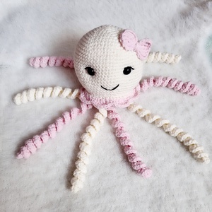 Horgolt polip amigurumi - játék & sport - plüssállat & játékfigura - polip - Meska.hu