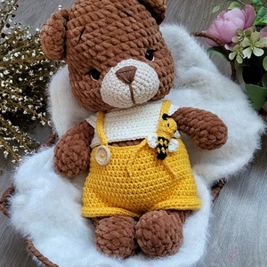 Horgolt maci medve amigurumi - játék & sport - plüssállat & játékfigura - maci - Meska.hu