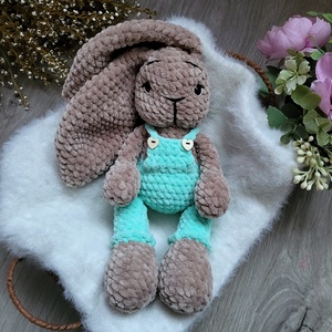Horgolt nyuszi amigurumi - játék & sport - plüssállat & játékfigura - nyuszi - Meska.hu