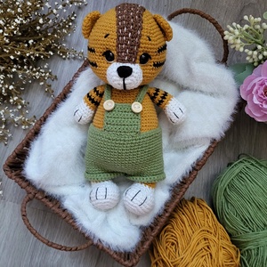 Horgolt tigris amigurumi - Meska.hu
