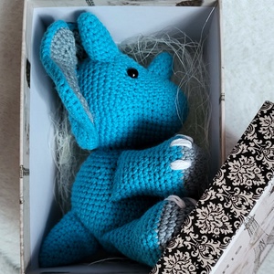 Horgolt dinó amigurumi - játék & sport - plüssállat & játékfigura - plüss dínók - Meska.hu