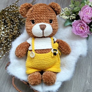 Horgolt maci amigurumi, Játék & Sport, Plüssállat & Játékfigura, Maci, Horgolás, MESKA