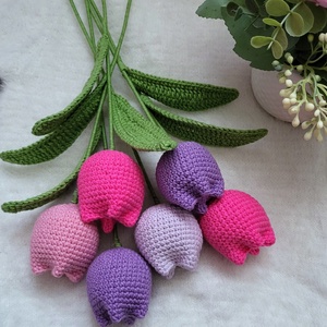 Horgolt tulipán - otthon & életmód - dekoráció - Meska.hu