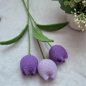 Horgolt tulipán - otthon & életmód - dekoráció - Meska.hu