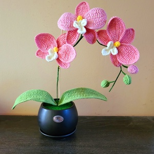 Horgolt orchidea - Meska.hu