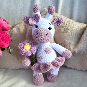 Horgolt zsiráf amigurumi - játék & sport - plüssállat & játékfigura - zsiráf - Meska.hu