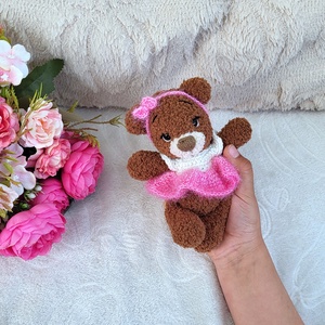 Horgolt öltöztethető maci amigurumi, Játék & Sport, Plüssállat & Játékfigura, Maci, Horgolás, MESKA