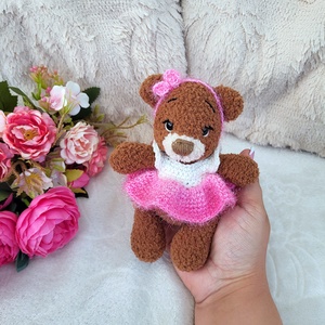 Horgolt öltöztethető maci amigurumi - játék & sport - plüssállat & játékfigura - maci - Meska.hu