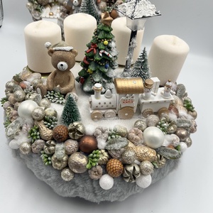 Adventi koszorú - karácsony - adventi díszek - adventi koszorú - Meska.hu