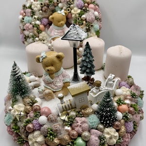 Adventi szett, Karácsony, Adventi díszek, Adventi asztaldísz, , MESKA