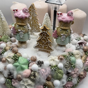 Adventi koszorú - karácsony - adventi díszek - adventi gyertyadíszek és koszorúdíszek - Meska.hu