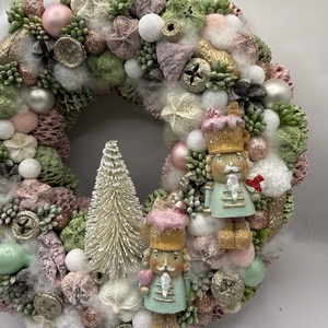 Ajtódísz - karácsony - adventi díszek - adventi ajtódísz - Meska.hu