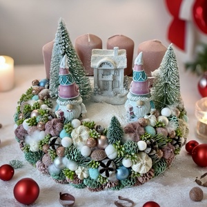 Adventi koszorú - Meska.hu