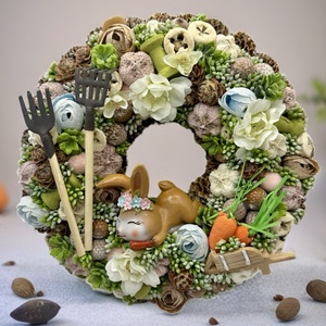 Tavaszi ajtódísz, Otthon & Életmód, Dekoráció, Ajtó- és ablak dekoráció, Ajtódísz & Kopogtató, , MESKA