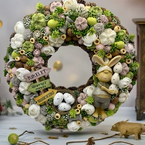 Tavaszi ajtódísz, Otthon & Életmód, Dekoráció, Ajtó- és ablak dekoráció, Ajtódísz & Kopogtató, , MESKA