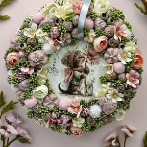 Tavaszi ajtódísz - Meska.hu