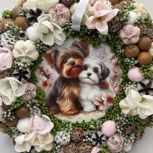 Tavaszi ajtódísz - otthon & életmód - dekoráció - ajtó- és ablak dekoráció - ajtódísz & kopogtató - Meska.hu