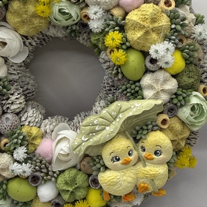 Tavaszi ajtódísz, Otthon & Életmód, Dekoráció, Ajtó- és ablak dekoráció, Ajtódísz & Kopogtató, , MESKA