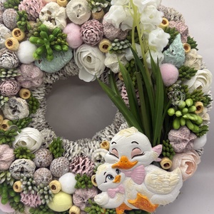 Tavaszi ajtódísz - otthon & életmód - dekoráció - ajtó- és ablak dekoráció - ajtódísz & kopogtató - Meska.hu