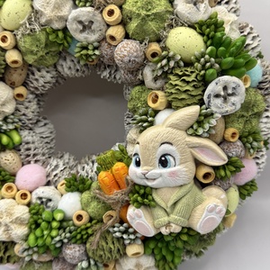 Ajtódísz - ünnepi díszek, dekorációk - húsvéti díszek és dekorációk - húsvéti ajtódísz, kopogtató - Meska.hu