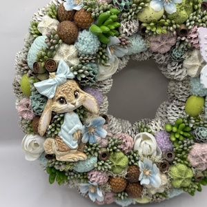 Ajtódísz - ünnepi díszek, dekorációk - húsvéti díszek és dekorációk - húsvéti ajtódísz, kopogtató - Meska.hu