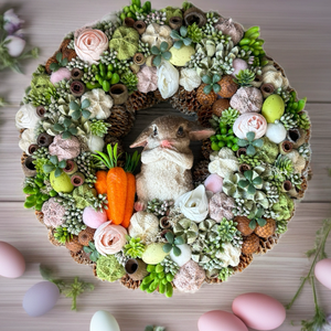 Tavaszi ajtódísz, Otthon & Életmód, Dekoráció, Ajtó- és ablak dekoráció, Ajtódísz & Kopogtató, , MESKA